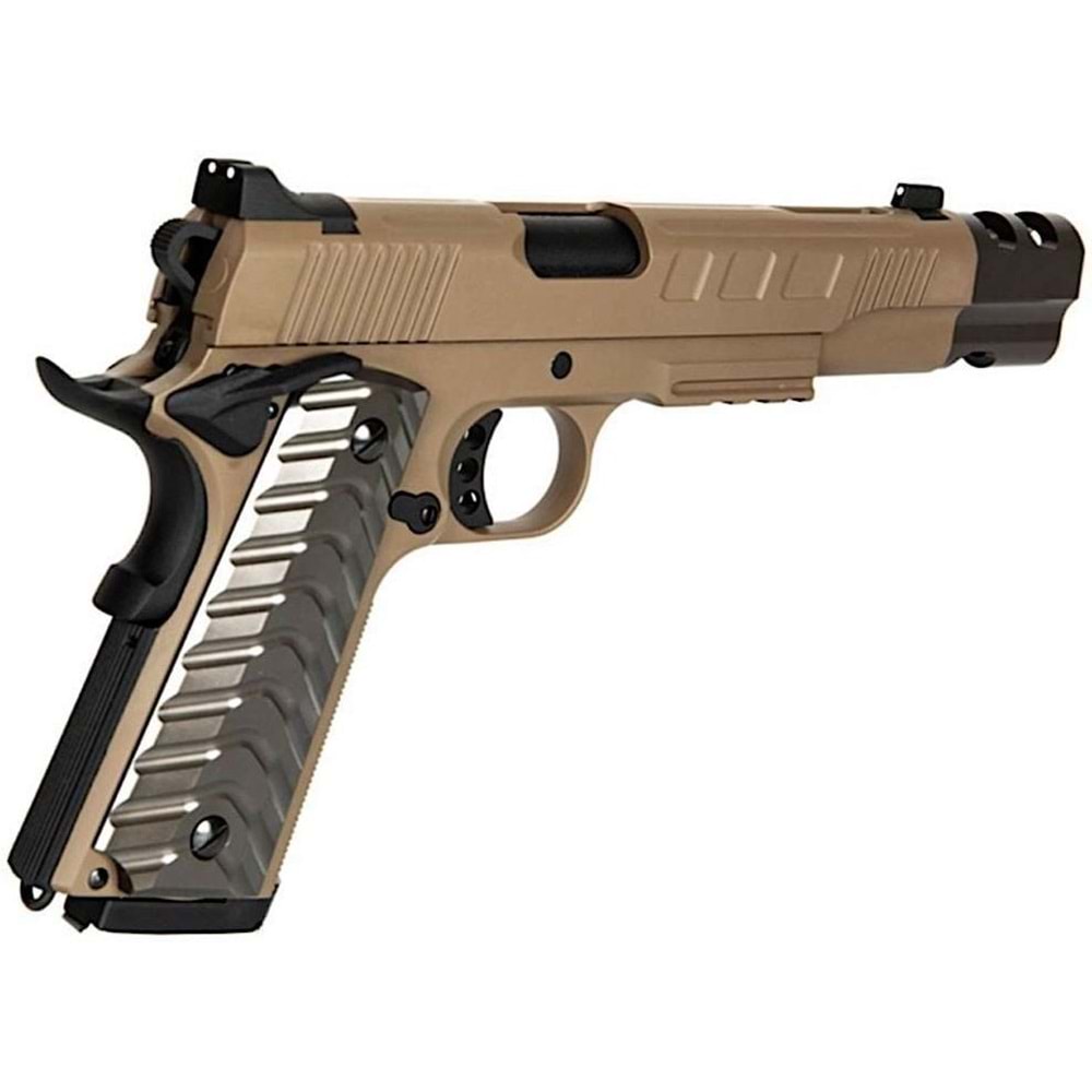 KJW KP-16 MODERN COLT 1911 GBB TAN AIRSOFT GBB REPLIKASI