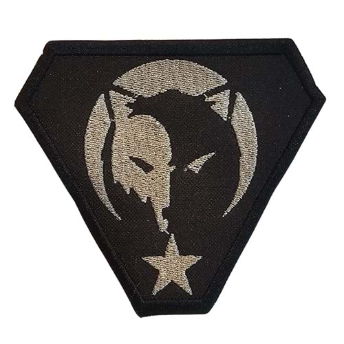 KURT FİGÜRLÜ PATCH – SİYAH GRİ