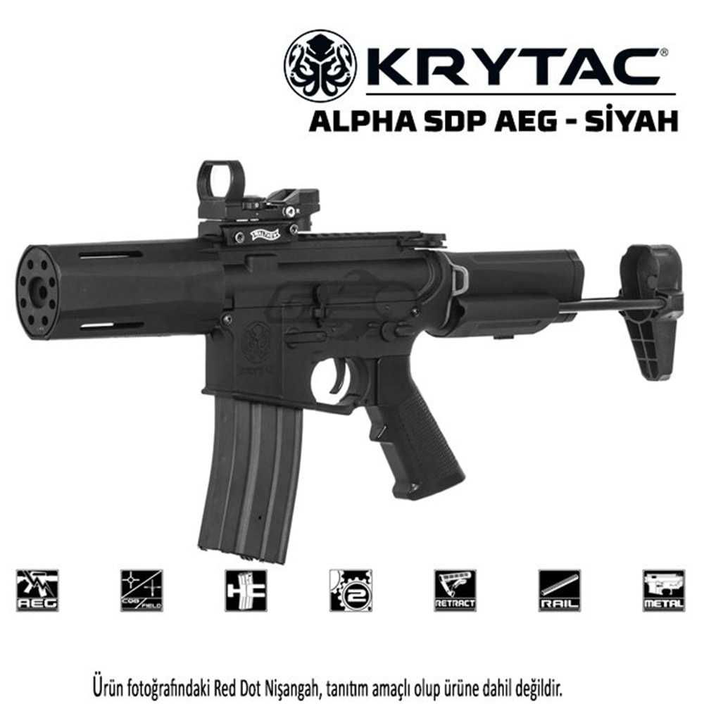 KRYTAC ALPHA SDP Black AEG