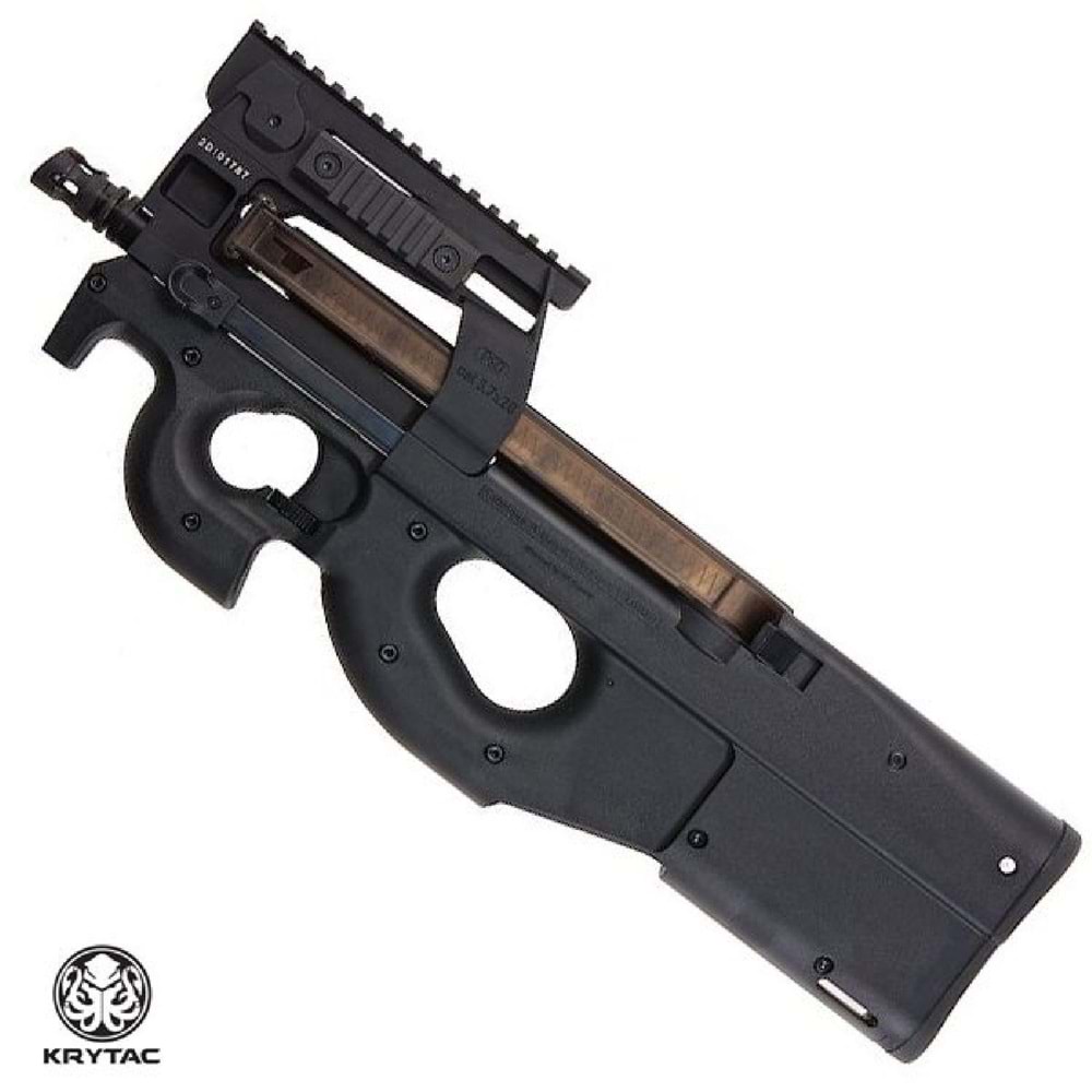 KRYTAC P90 SMG EMG FN Siyah AEG Airsoft Tüfek