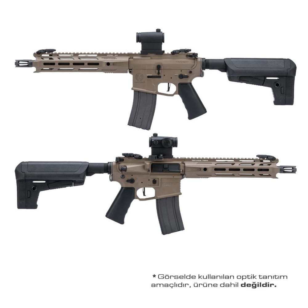 KRYTAC TRIDENT MKII CRB M-LOK AEG AIRSOFT TÜFEK - TAN ÇÖL RENGİ