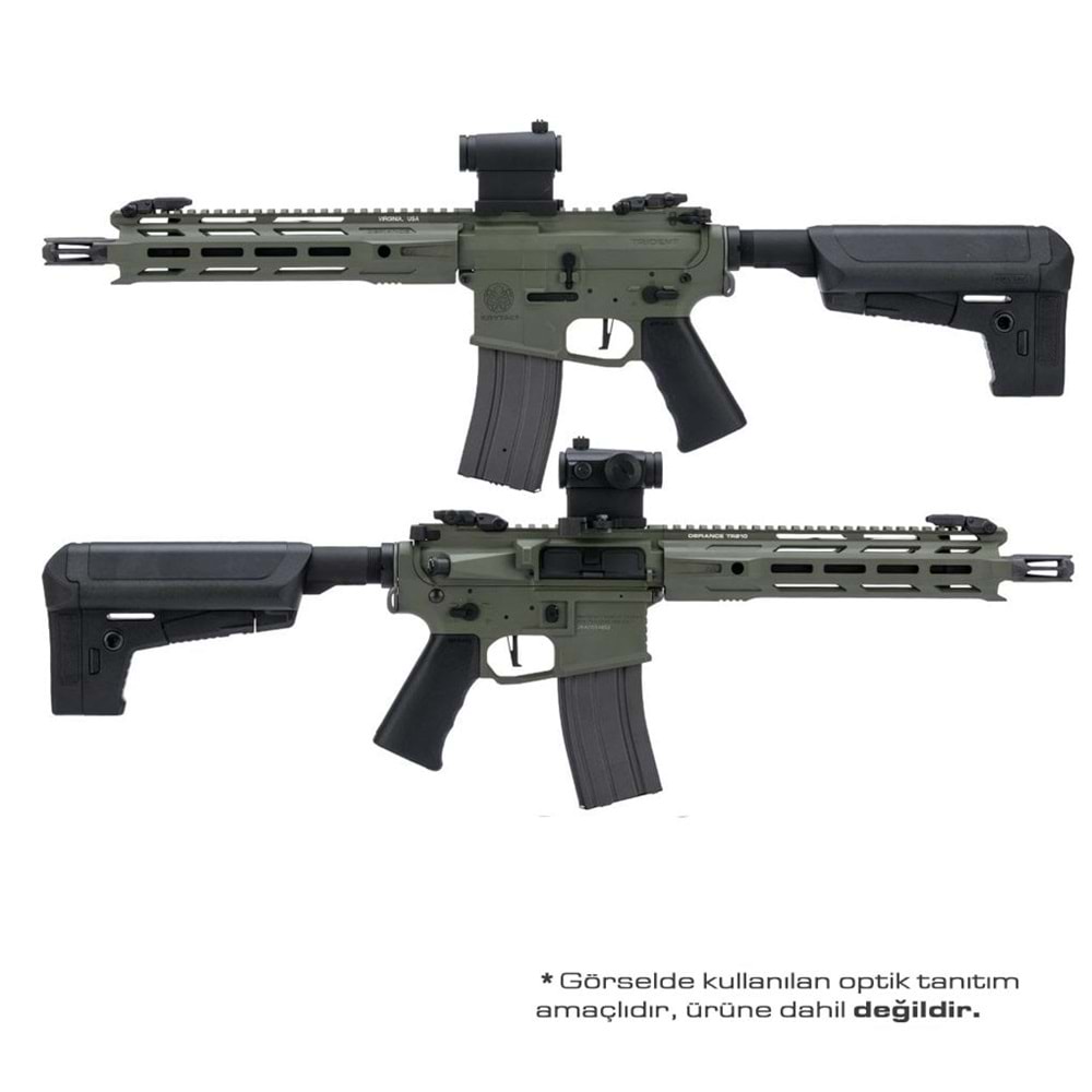 KRYTAC TRIDENT MKII CRB M-LOK AEG AIRSOFT TÜFEK - Camo Yeşil