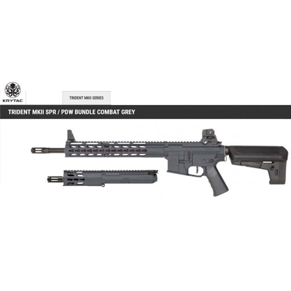 KRYTAC TRIDENT MK2 SPR+PDW GREY ÖZEL SET
