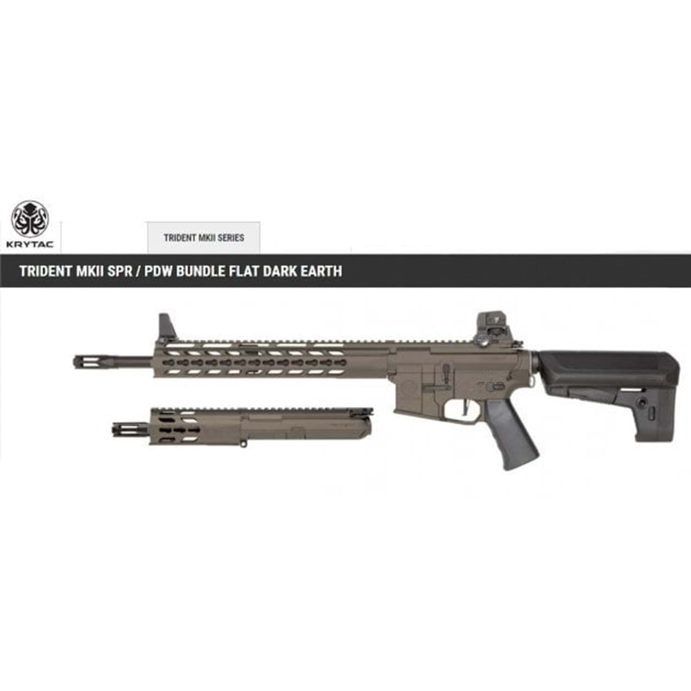 KRYTAC TRIDENT MK2 SPR+PDW FDE ÖZEL SET
