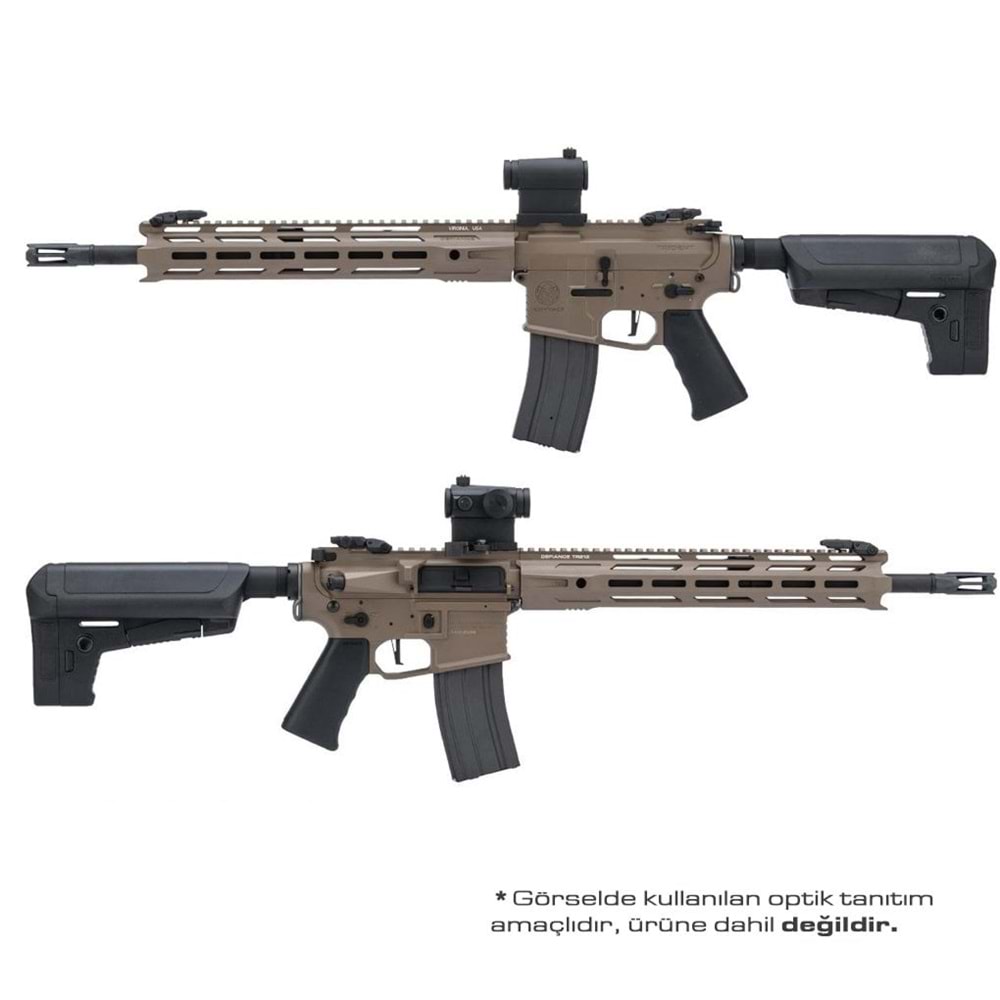 KRYTAC TRIDENT MKII SPR M-LOK AEG Airsoft Tüfek - TAN Çöl Rengi