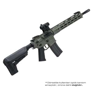 KRYTAC TRIDENT MKII SPR M-LOK AEG Airsoft Tüfek - Yeşil