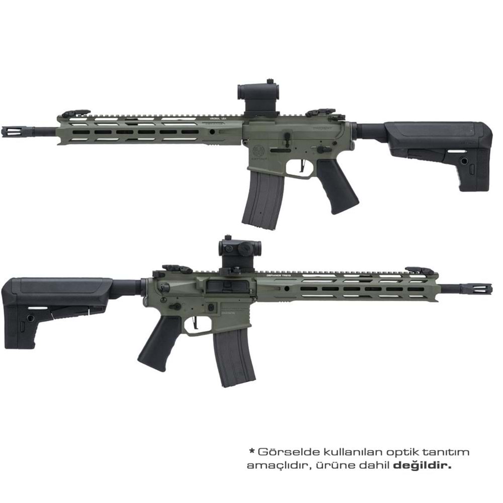 KRYTAC TRIDENT MKII SPR M-LOK AEG Airsoft Tüfek - Yeşil