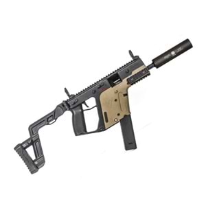 KRYTAC Kriss Vector SMG Mock Susturuculu AEG Airsoft Tüfek - Dual Tone