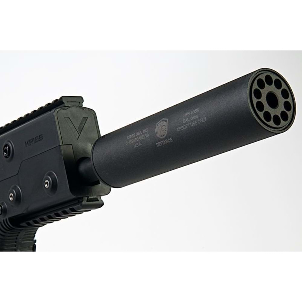 KRYTAC Kriss Vector SMG Mock Susturuculu AEG Airsoft Tüfek - Siyah