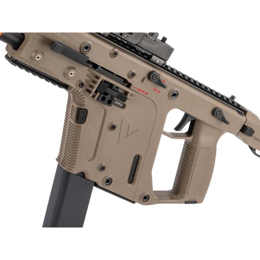 KRYTAC Kriss Vector SMG Mock Susturuculu AEG Airsoft Tüfek - TAN