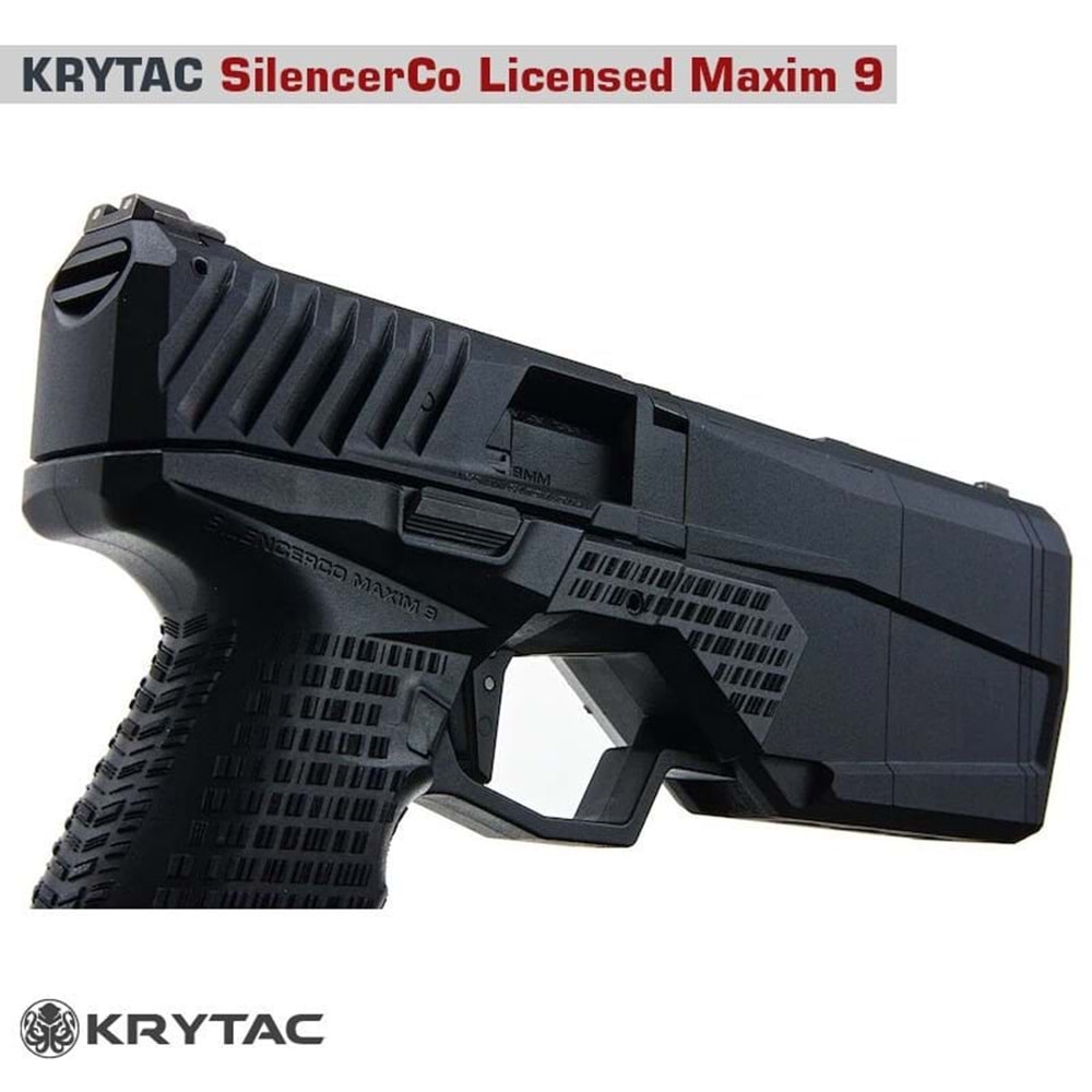 KRYTAC SilencerCo Maxim9 DEPLOYMENT PACK Airsoft Tabanca SIYAH