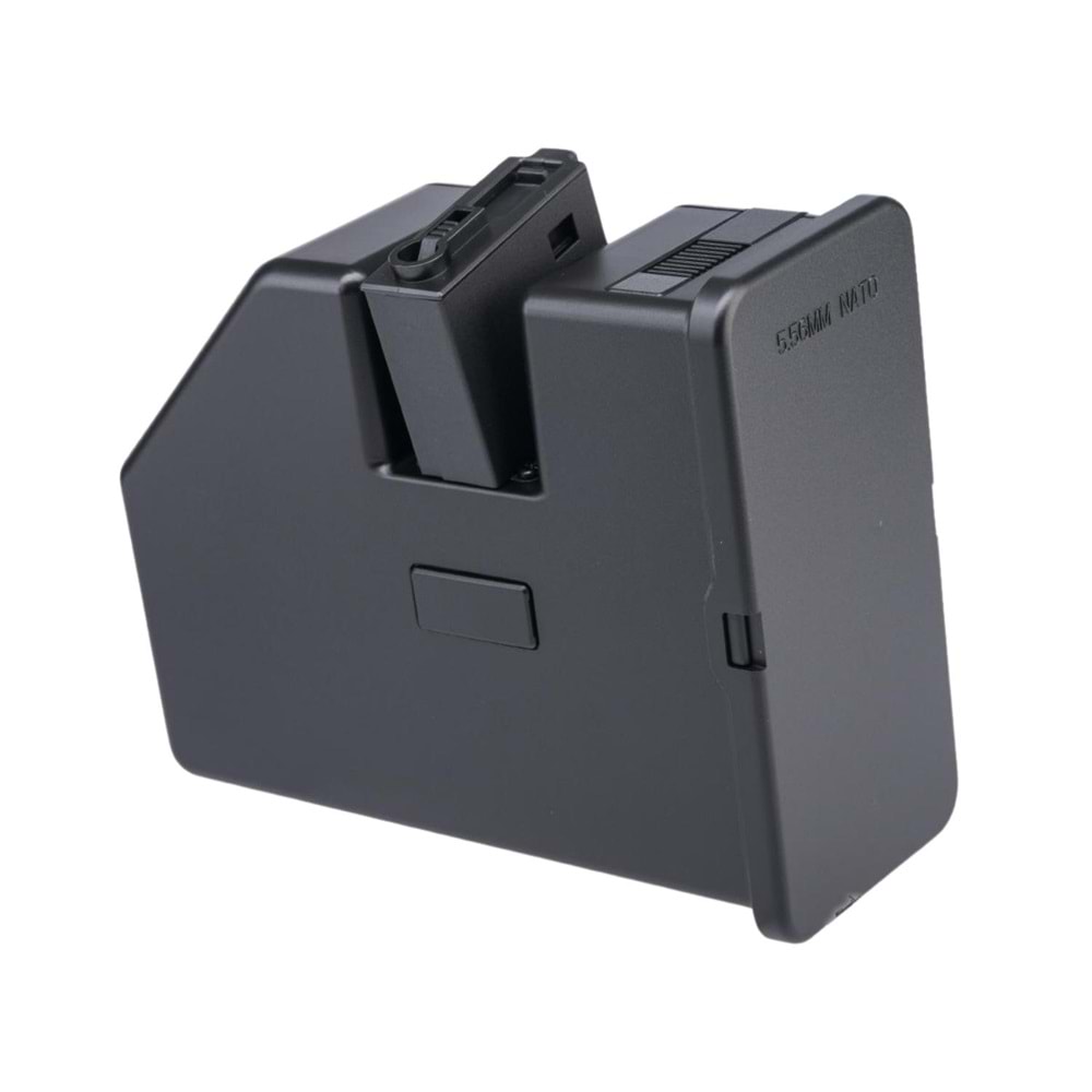 Krytac LMG Drum magazine 5000BB Tambur Şarjör - Siyah