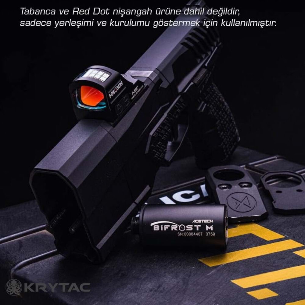 KRYTAC SilencerCo Maxim9 Tracer ve Extension Kiti