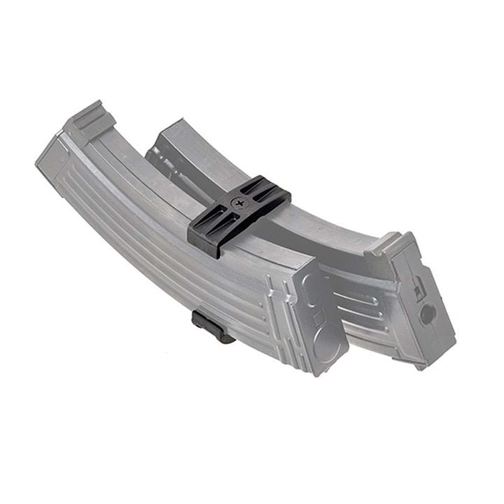LCT Airsoft AK47 Double Magazine Clip (BLACK)