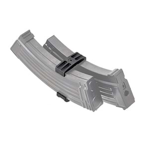 LCT Airsoft AK47 Double Magazine Clip (BLACK)