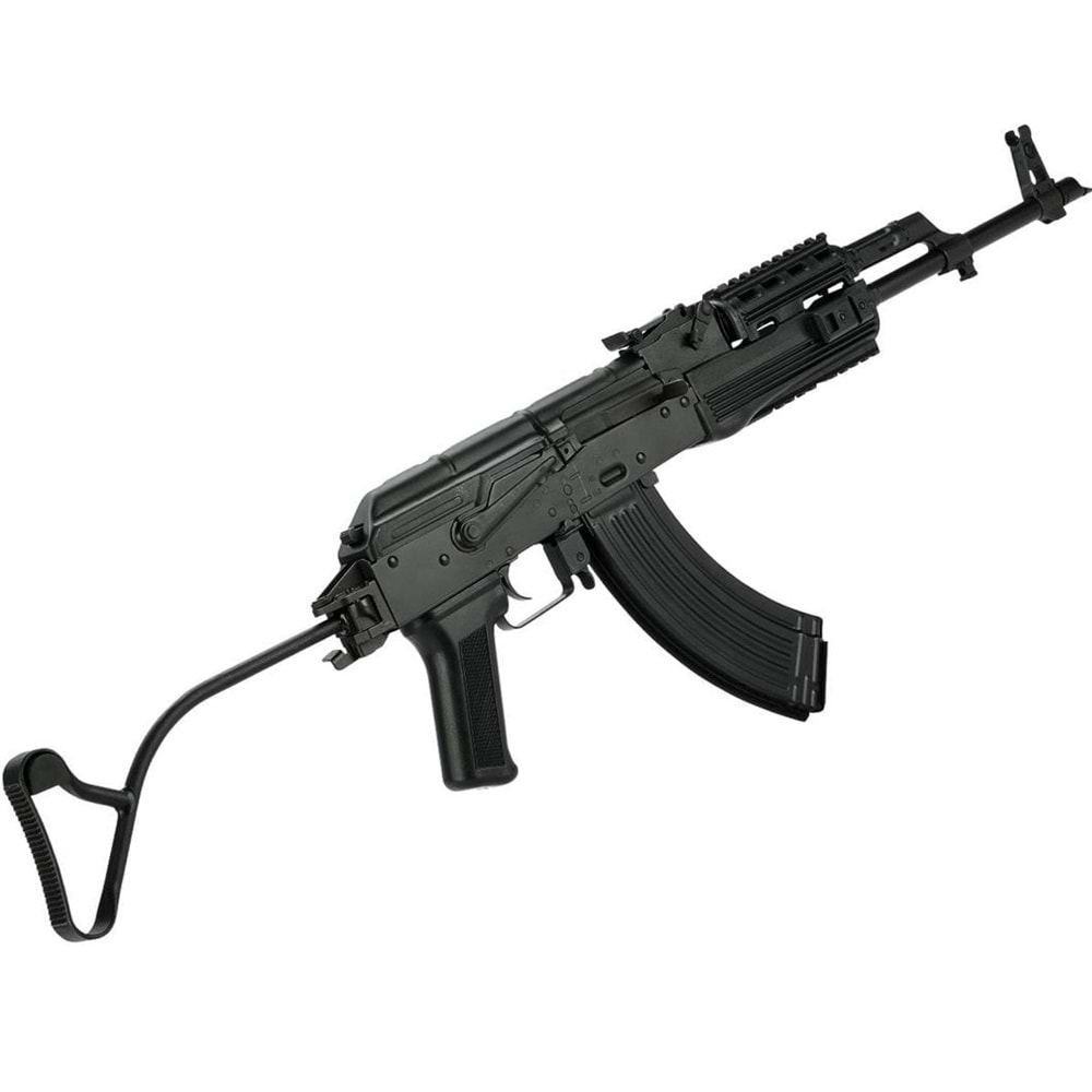 LCT TIMS AK47 Katlanır Wire Dipçikli Çelik AEG Airsoft Tüfek - Siyah