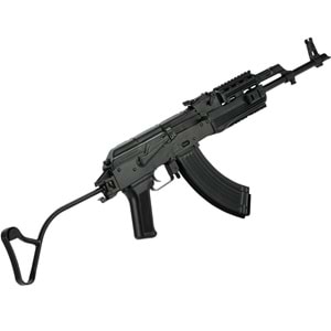 LCT TIMS AK47 Katlanır Wire Dipçikli Çelik AEG Airsoft Tüfek - Siyah