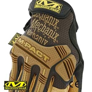 Mechanix Wear® M-Pact Durahide Leather Deri Eldiven (Siyah/Kahve) LMP-75