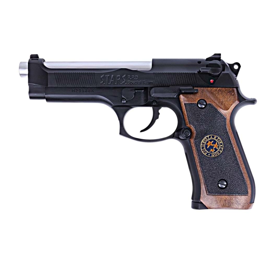 Samurai Edge M9 Airsoft GBB Siyah Tabanca- Ağaç Kabzalı