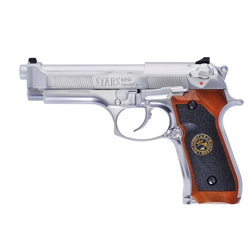 Samurai Edge M9 Airsoft GBB Tabanca- SILVER Gümüş