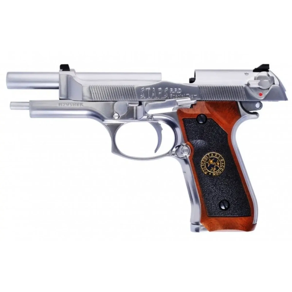 WE Samurai Edge M9 Silver GBB Airsoft Tabanca