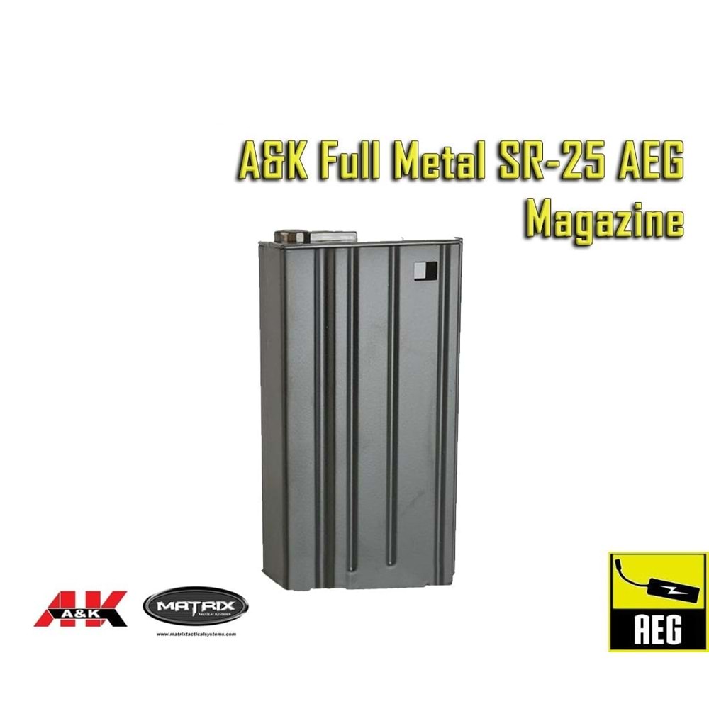 A&K Full Metal SR25 150BB Airsoft AEG Şarjör