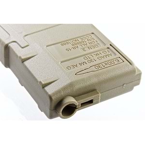 ARES M4 / M16 AEG TÜFEKLER İÇİN 130BB AMAG ŞARJÖR - TAN