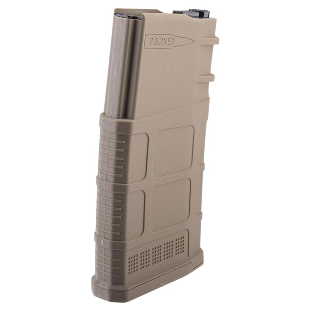 CYMA SR25 Serisi 110BB TAN Polimer Mid-Cap Airsoft Şarjör (M195 TAN)