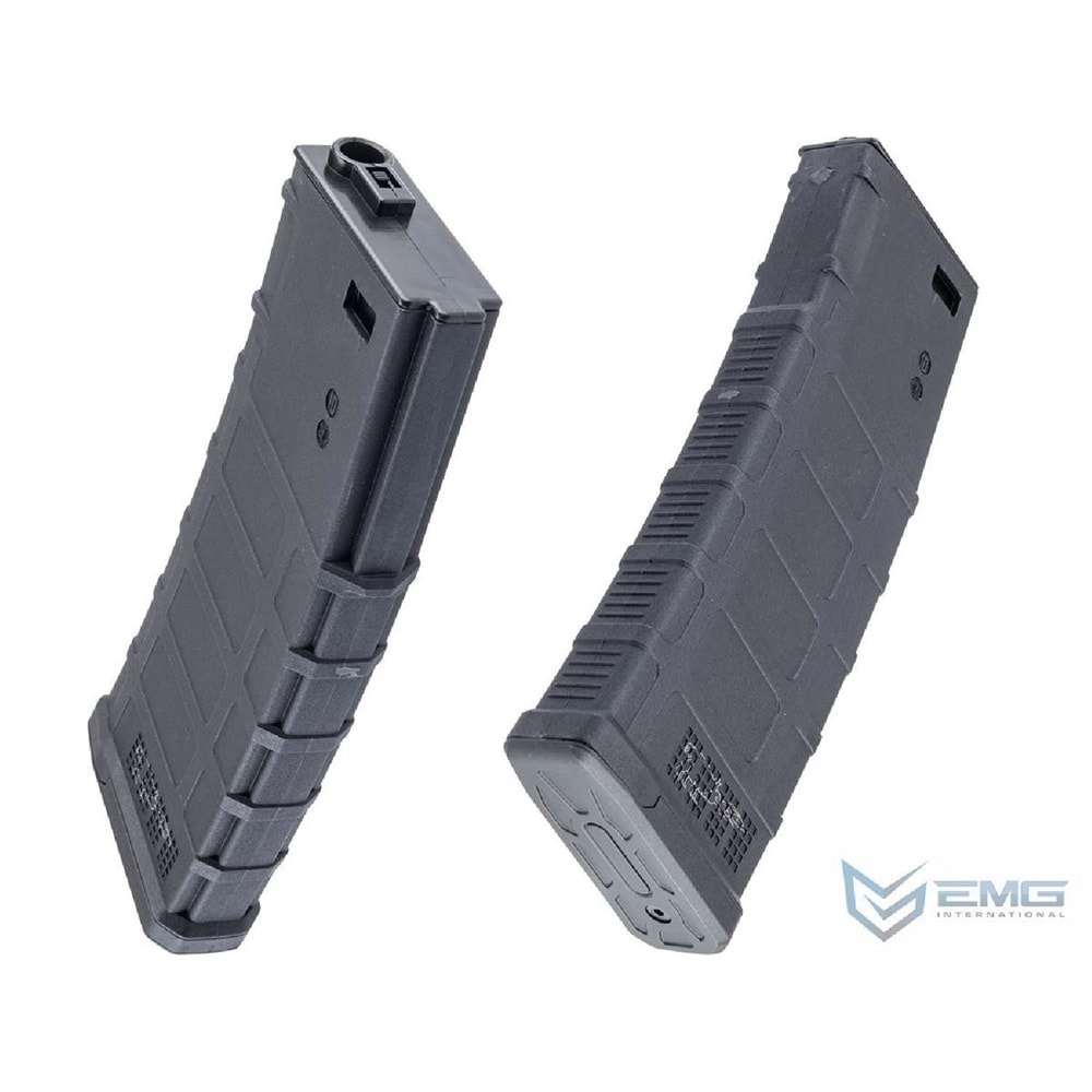 EMG Noveske Lisanslı ''Flaming Pig'' 220BB MIDCAP Polimer Airsoft M4/M16 Şarjör