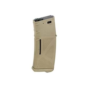ARCTURUS AR M4/M16 30/130BB Ayarlı TAN Renk Kapasite Göstergeli Polimer Airsoft Şarjör