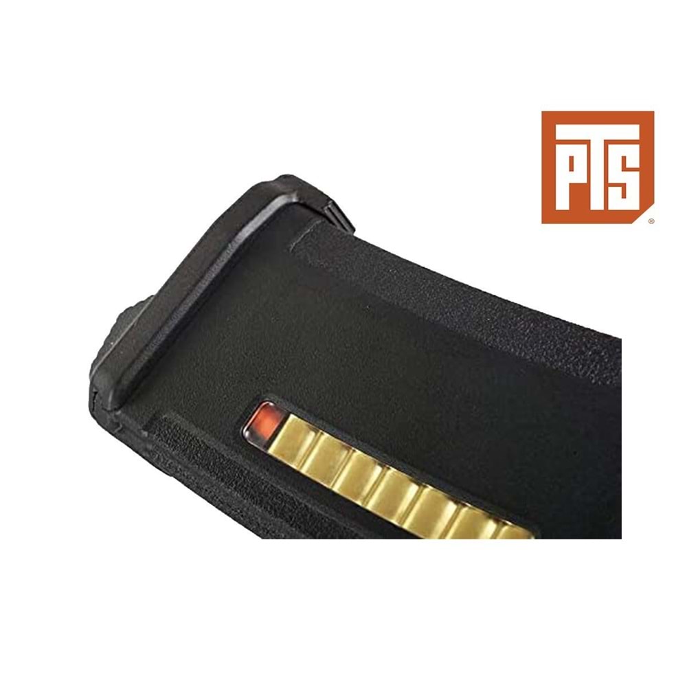 PTS 150BB EPM Şarjör SIYAH M4 / M16 Serisi Airsoft AEG Tüfek için