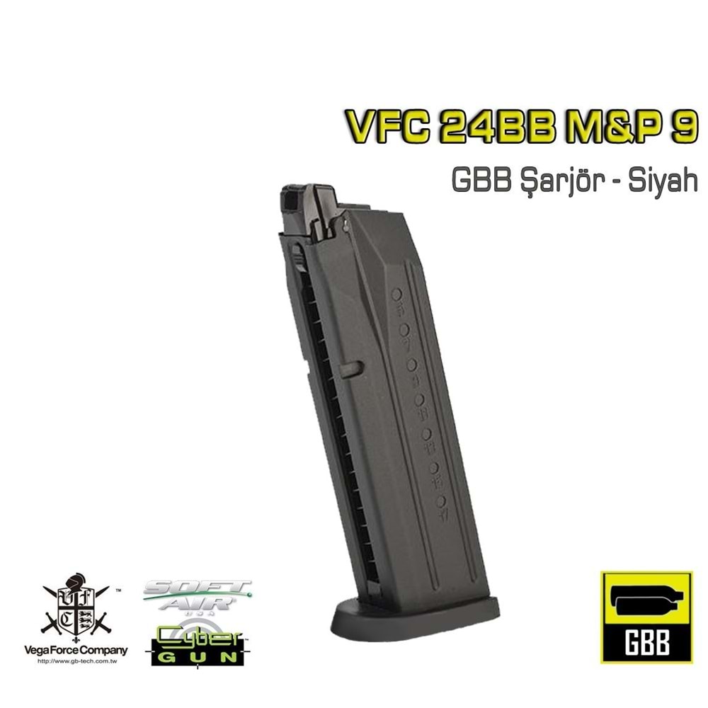 EMG SAI Smith Wesson M&P9 GBB Şarjör-Siyah