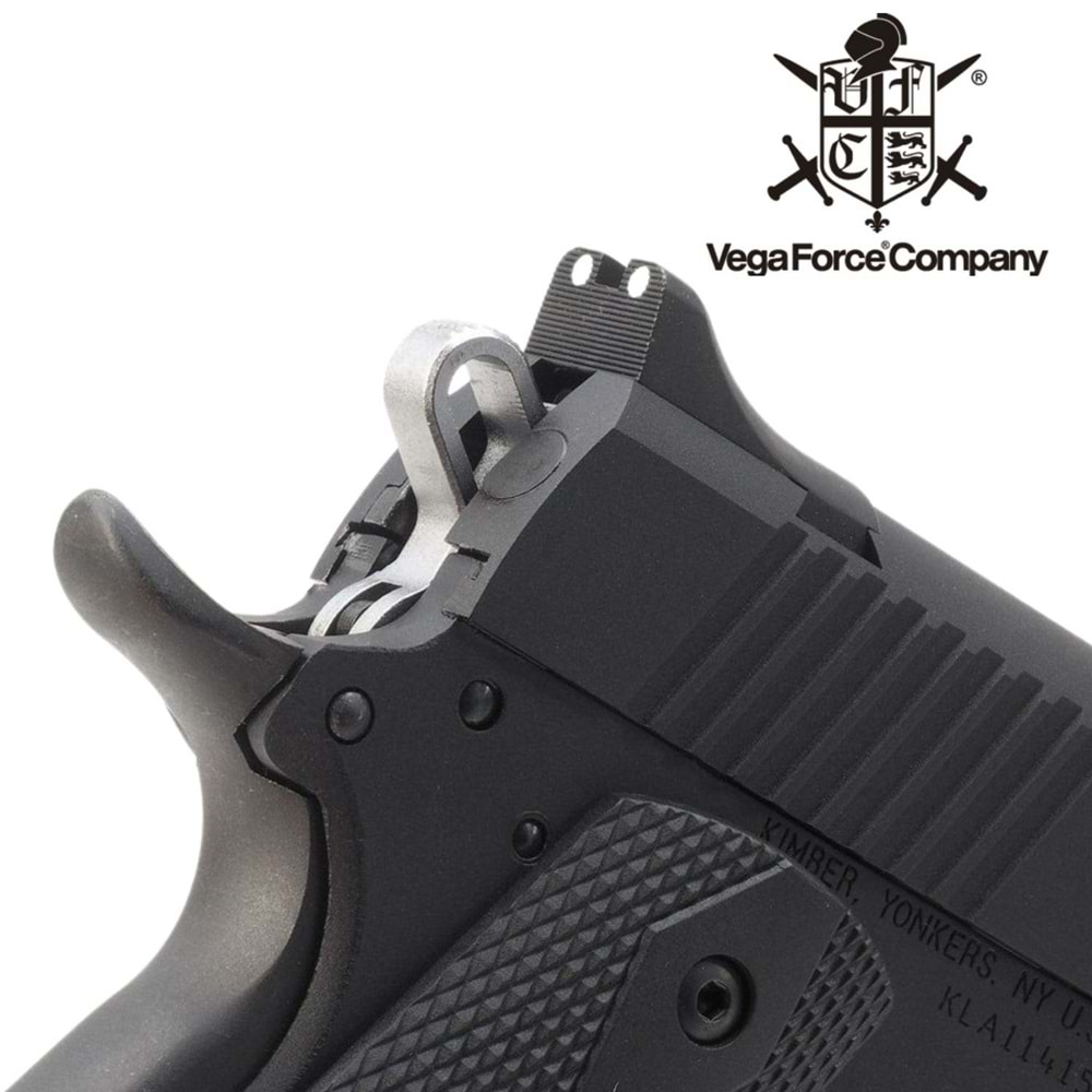 VFC COLT 1911 LAPD SWAT Custom II Green Gas Airsoft Tabanca - Siyah