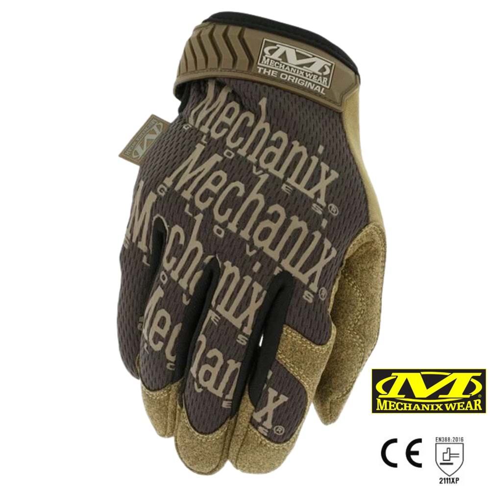 Mechanix Wear® Orginal Brown Performance Work Eldiven (Kahve) MG-07