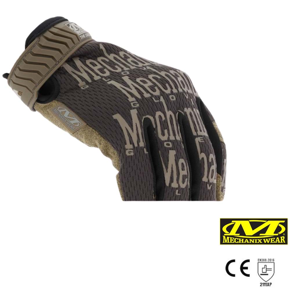 Mechanix Wear® Orginal Brown Performance Work Eldiven (Kahve) MG-07