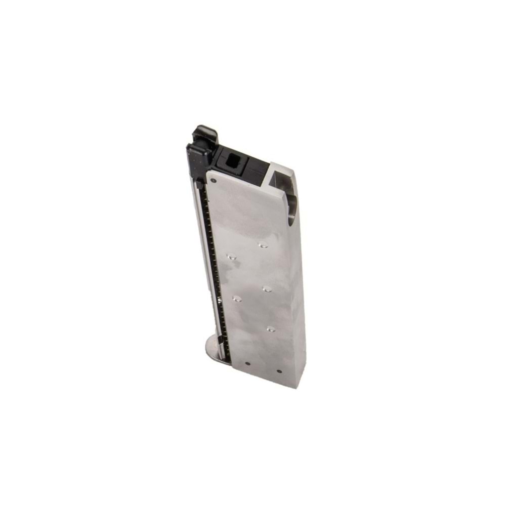 WE M1911A SILVER GBB 15BB AIRSOFT TABANCA ŞARJÖRÜ Metal Taban