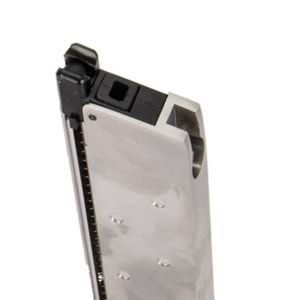 WE M1911A SILVER GBB 15BB AIRSOFT TABANCA ŞARJÖRÜ Metal Taban