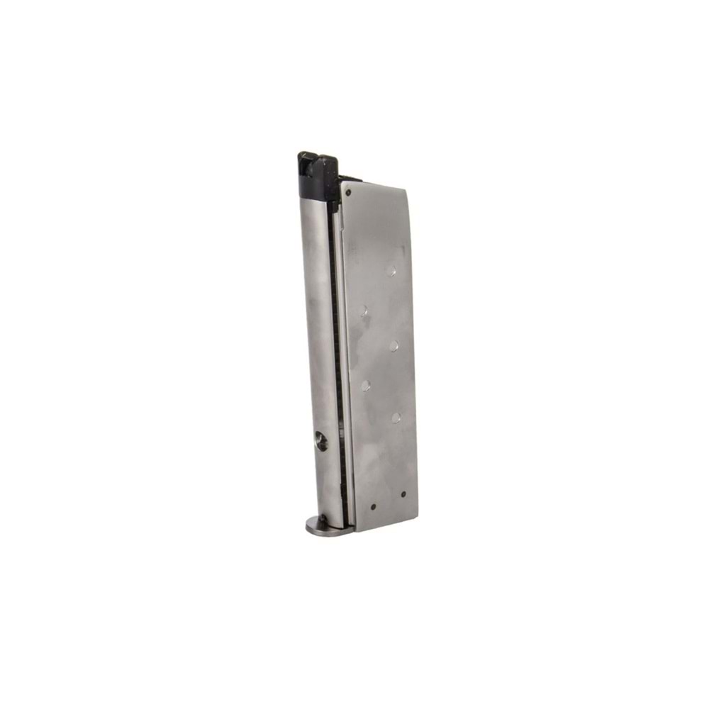 WE M1911A SILVER GBB 15BB AIRSOFT TABANCA ŞARJÖRÜ Metal Taban