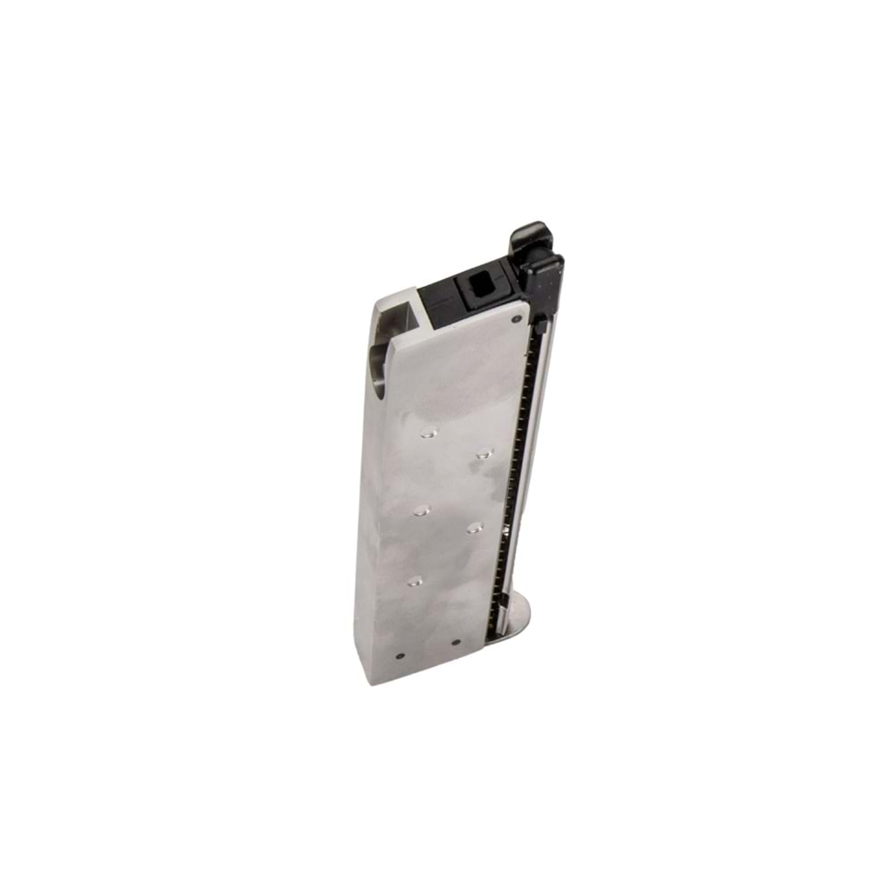 WE M1911A SILVER GBB 15BB AIRSOFT TABANCA ŞARJÖRÜ Metal Taban