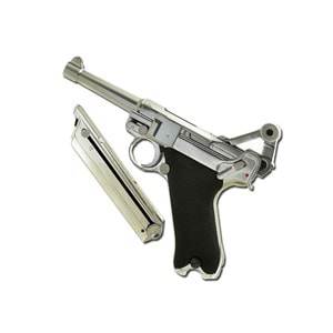 WE LUGER P08 GBB Airsoft Tabanca Şarjörü - Krom
