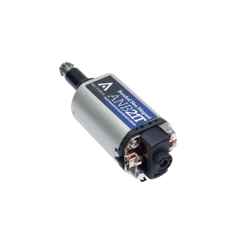 ARCTURUS HIGH TORQUE 25K NEODYMIUM MOTOR 21T W/ MIM STEEL PINION GEAR - O TYPE / LONG