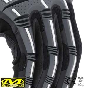 Mechanix Wear® M-Pact Open Cuff Eldiven (Siyah/Gri) MPC-58