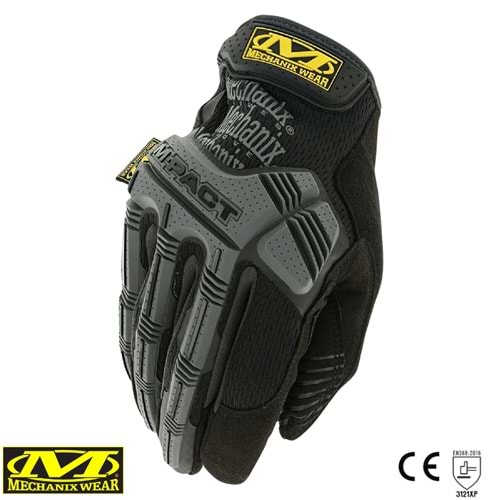 Mechanix Wear® M-Pact Black/Grey Korumalı Eldiven MPT-58