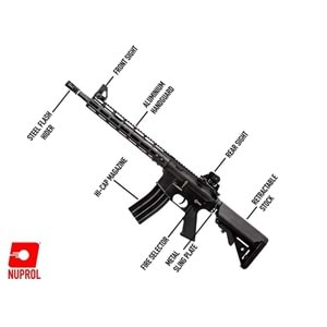 NP Delta: Nomad Bravo AEG Airsoft Tüfek - Siyah