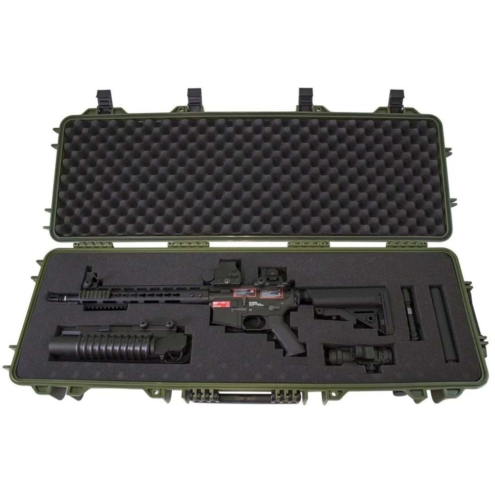 Nuprol X-LARGE 137CM Premium Hardcase Tüfek Çantası Değiştirilebilir Küp Sünger