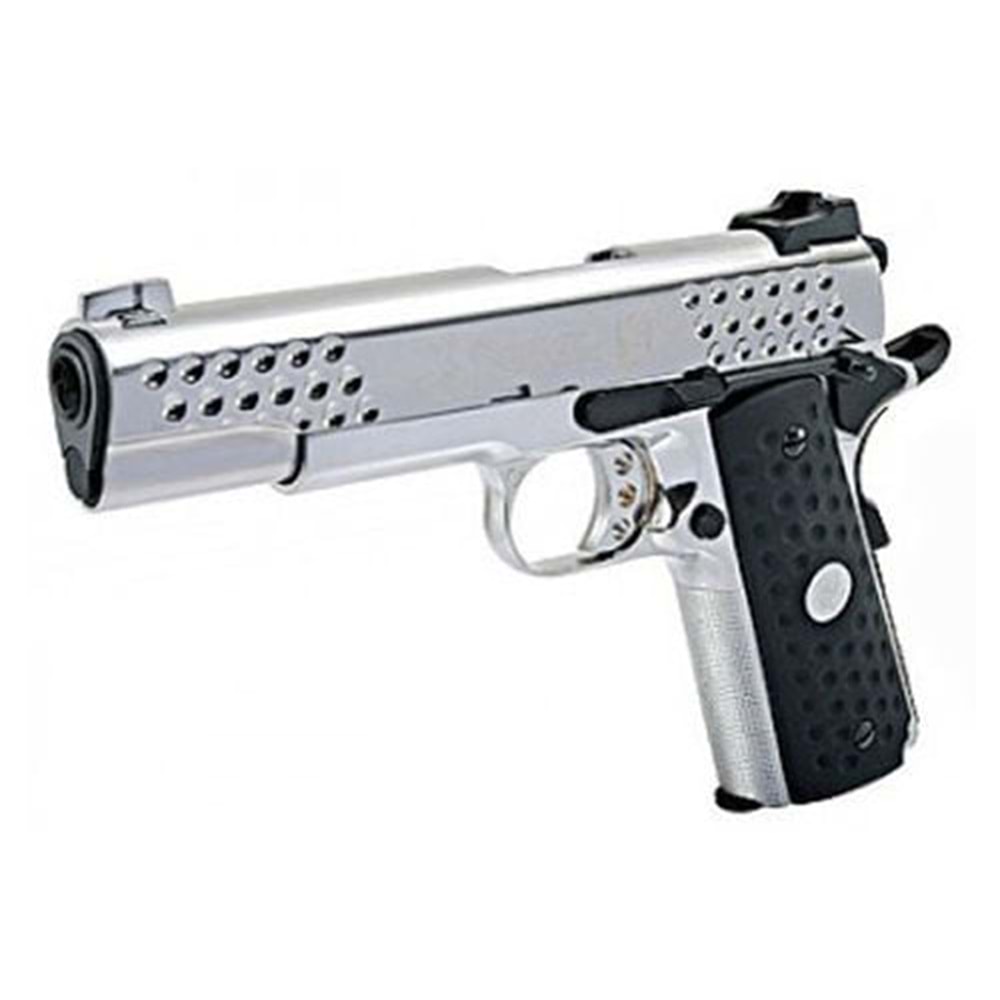 WE 1911 KnightHawk SILVER Airsoft Tabanca