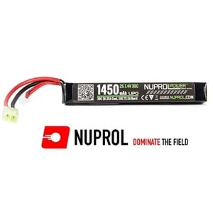 Nuprol AIRSOFT LIPO PIL 7.4V 1450MAH 30C STICK