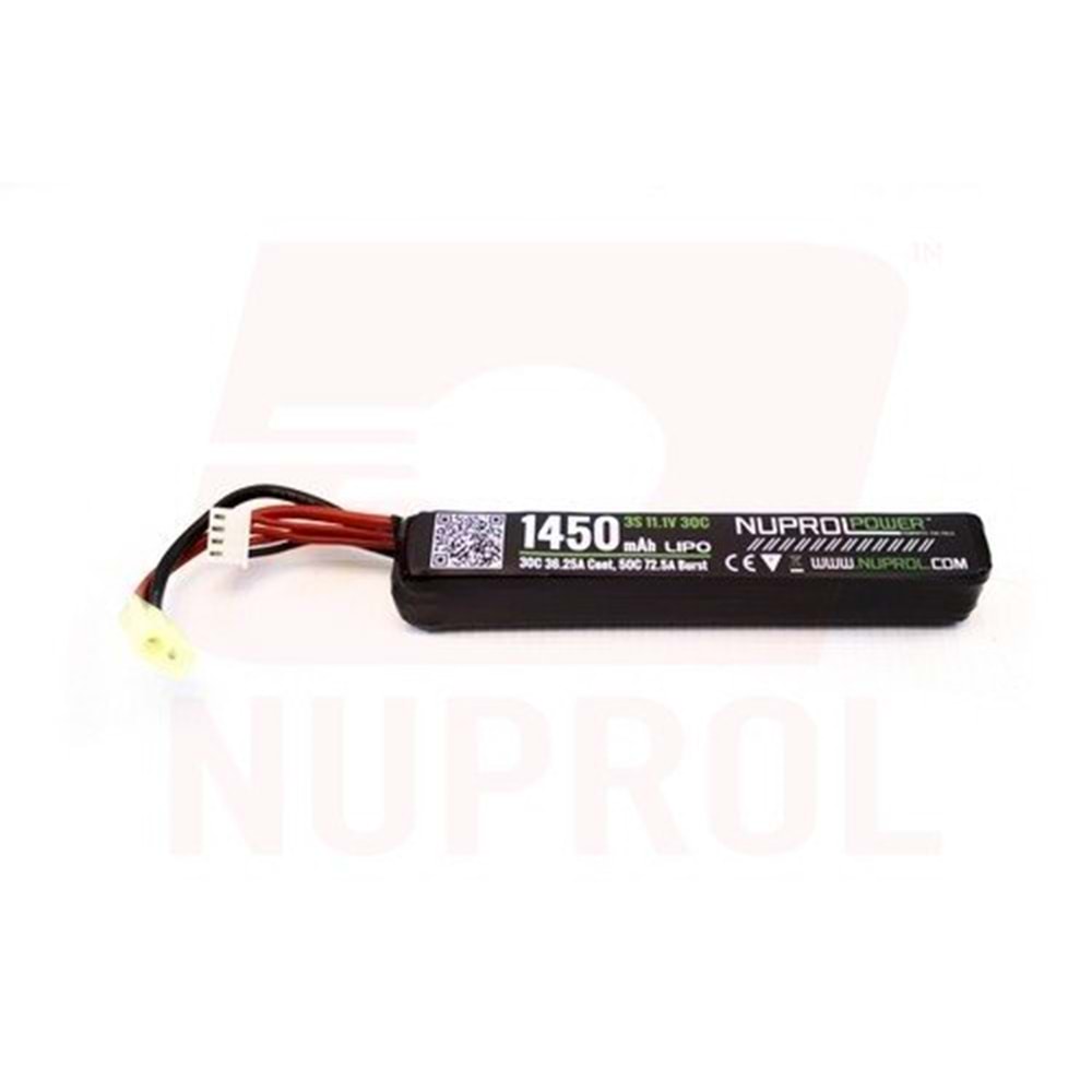 Nuprol AIRSOFT LIPO PIL 11.1V 1450MAH 30C STICK
