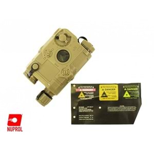 NPQ LAZER GÖRÜNÜMLÜ PIL KUTUSU BATTERY BOX - TAN PEQ