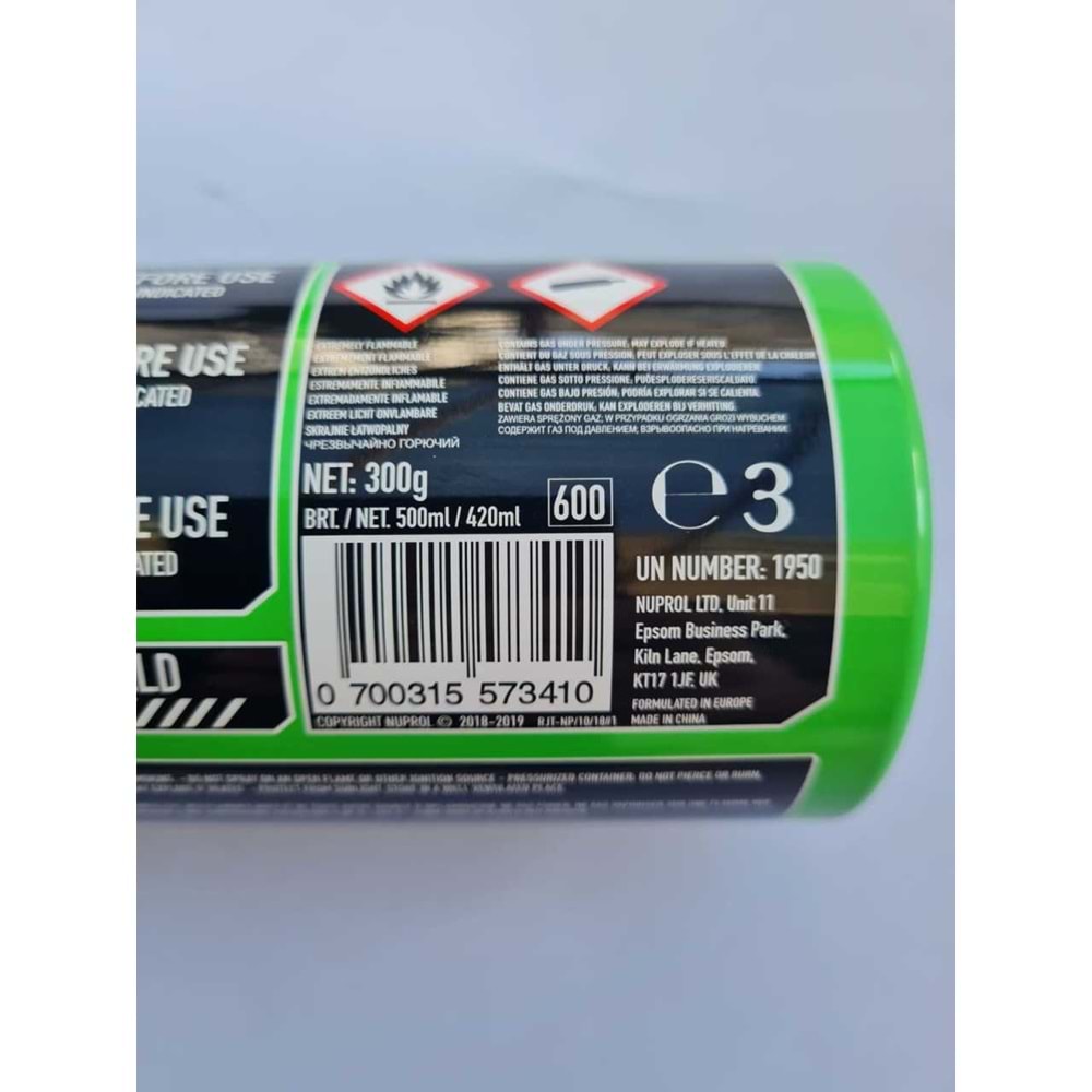 Nuprol 2.0 Airsoft Green Gas (Büyük Boy)